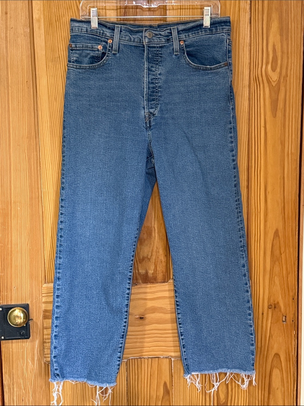 Levi’s Ribcage Straight Ankle Jeans ~ 31X25